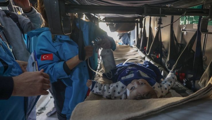 Gazze’den Mısır’a getirilen 155 Gazzeli hasta ve refakatçi Türkiye’de
